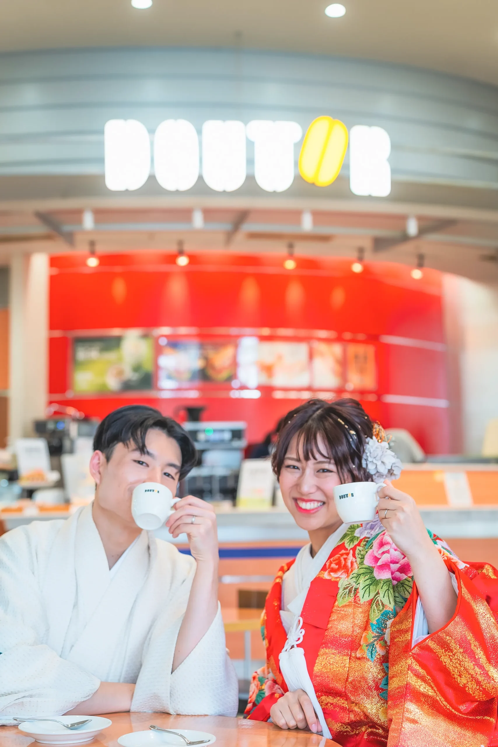 カフェの撮影イメージ